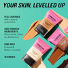 Revolution Beauty London Revolution Conceal And Define Soft Matte Tube Foundation F1Nfullcoverage Matte Finish Vegan And Crueltyfree Neutral Skin Tones 0.78 Fl Oz