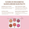 Ofra Mini Mix Face Palette Blushful With Blush And Highlightertravel Makeup Palette