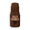 Revolution Beauty London Revolution Jelly Bronzer Tint Stick Dark Cocoasheer Liquid Gel Bronzing Makeup For A Sunkissed Glow To Cheeks Vegan And Crueltyfree 0.28 Oz