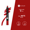 Sugar Cosmetics Matte As Hell Crayon Lipsticks For Women Lasts Up To 8plus Hours Lip Crayon With Sharpener 2.8Gm 11 Elle Woods 1 Count Pack Of 1