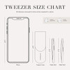 Tweezerman Exclusive Petite Tweeze Set For Eyebrows With Case Tea Rose