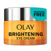 Olay Brightening Eye Cream With Vitamin C Fragrancefree Hydrating Under Eye Cream For Dark Circles And Dull Skin Lightweight Eye Cream With Peptides And Vitamin B3 0.5 Oz