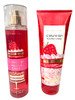 Bath and Body Works Bath And Body Works Strawberry Pound Cake 2 Pc Bundle Fine Fragrance Mist And Ultimate Hydration Body Cream Packaging Design Varies