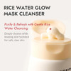 Mizon Rice Water Glow Mask Cleanser 2In1 Face Wash And Mask rice Seed Water Niacinamide Ceramide Np Squalane Shea Butter For Hydrating Cleansing Korean Skin 5.07 Fl Oz