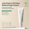 AxisY Axisy Lha Peel And Fill Pore Balancing Cream Blackhead Remover And Pore Minimizer For Face Vegan Korean Skin Care Face Moisturizer Cream For All Skin Types 1.69 Fl. Oz.