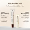 Dr.RejuAll Dr. Rejuall Pdrn Glow Skin And Lip Duo Advanced Pdrn Rejuvenating Cream plus Advanced Pdrn Rejuvenating Lip Serum Face Moisturizer And Lip Balm For Radiance And Hydration Korean Antiaging Skin Care