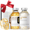 Sungboon Editor Golden Firming And Brightening Care Trio Gold Collagen Mask 4Ea And Egf Silk Peptide Ampoule And Kojic Ampoule Firming Dark Spot Care Korean Skincare Set For Women