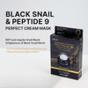 Farmstay Black Snail And Peptide 9 Cream Mask Korean Snail Mucin Mask Pack For Elastic And Glow Skin Hydrating And Antiaging Face Mask Pack Korean Skincare For Women And Men 10 Sheets 0.77 Fl. Oz Each
