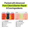 Unleashia 2Step Zero Pore Overnight Bubble Mask8Pore Exfoliant And Barrier Care With Aha Bha Pha Lha Niacinamide Panthenol Ectoin And Ceramide Np Sensitive Skin Korean Skincare 2.71 Fl Oz