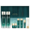 Isa Knox Age Focus Prime Double Effect Antiaging Set 5Piece Fullsize Toner And Emulsion With Mini Serum Cream And Cleansing Foam Korean Skin Care Hydrating And Nourishing