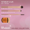 Real Techniques Starlit Gaze Eye plus Lash 4 Piece Holiday Set Eye Makeup Brush Set For Eyeshadow And Brow Products Mini Eyelash Curler For Travel Stocking Stuffer Limited Edition Crueltyfree
