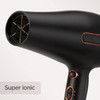 BaByliss Super Power Hair Dryer - Ultra-Fast 2400W Air Flow Ionic Frizz-Control Salon-Grade AC Motor 3 Heat & 2 Speed Settings Black 5240U