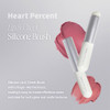 Heart Percent Silicone Brush For Lip And Cheek Fingerlike Highelasticity Round Head Makeup Applicator Blending Brush W Lid For Concealer Blush Lip Colors Portable And Reusable