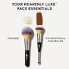 It Cosmetics Face Makeup Brush Bundle For Foundation Concealer Ccplus Cream Pressed plus Loose Powders Includes Complexion Perfection Brush 7 plus Luxe Wand Ball Powder Brush 8 Airbrushed Look