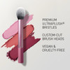 Real Techniques Precision Blush Brush Fluffy Powder Blush Makeup Brush For Buildable Cheek Color Pressed And Loose Blush Synthetic Bristles Vegan And Crueltyfree