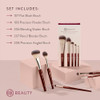 Bk Beauty Precision Brush Collection 5Pc Professional Makeup Brush Set For Bronzer Blush Contour Powder And Eye Makeuppremium Face Brushes For Flawless Application