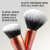 Real Techniques Liquid And Powder Base Brush Dualpurpose Foundation Makeup Brush For Liquid Foundation Skin Tint And Setting Powder Synthetic Bristles Vegan And Crueltyfree