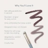 Ravie Beauty Soft Definition Eyeliner Brush Angled Ultrasoft Precision Brush For Smudging Blending And Natural Eye Definition