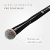 Bk Beauty Nikki La Rose N16 Pro Concealer Brush Precision Blending For Undereye And Spot Concealing Flawless Coverage Without Streaks