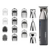 BaByliss Men Super-X Metal Series 15 in 1 Multi Trimmer, Silver, Grey