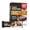 MUSASHI High Protein Bar 45g Protein 2g Total Sugars Post Workout and Protein Snack On The Go 3.2oz (90g) Bars Low Sugar High Protein Snack 12 pack