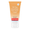 Neutrogena Oil-Free Acne Face Wash Cream Cleanser Daily Facial Cleanser & Acne Treatment