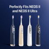 Soocas Multiclean Ultra Clean Electric Toothbrush Replacement Heads Compatible with Both NEOS  and NEOS Ultra 2 Brush Heads Medium Bristles