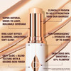 Charlotte Tilbury Unreal Skin Tint & Sheer Glow Hydrating Foundation Stick - Cream Foundation Makeup with Sheer-to-Light Coverage & a Buildable Formula - Blurring, Smoothing & Nourishing
