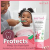 BOTAO Fluoride Free Baby Toothpaste  Natural Toddler Toothpaste  Strawberry Flavored  Training Toothpaste for Toddlers  EWG Verified  Vegan SLS Free Safe to Swallow Aloe Vera