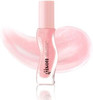 Gisou Honey Infused Lip Oil  Clear pink shimmer sugary watermelon scent intense hydration and  glossy shine no stickiness