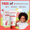 Botao Kids Natural Strawberry Flavored Anticavity Fluoride Toothpaste Maximum Cavity Protection Cleans Children’s Teeth Protects Gums Chamomile Aloe Vera Calendula Xylitol for Ages  and Up