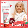 Botao Kids Natural Strawberry Flavored Anticavity Fluoride Toothpaste Maximum Cavity Protection Cleans Children’s Teeth Protects Gums Chamomile Aloe Vera Calendula Xylitol for Ages  and Up