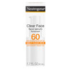 Neutrogena Clear Face Serum Sunscreen SPF 60 Broad Spectrum Non Comedogenic Face Sunscreen