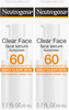 Neutrogena Clear Face Serum Sunscreen SPF 60 Broad Spectrum Non Comedogenic Face Sunscreen