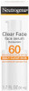 Neutrogena Clear Face Serum Sunscreen SPF 60 Broad Spectrum Non Comedogenic Face Sunscreen