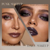 Noerrors Smoky Mauve Multi Dimension Satin Glitter Eyeshadow Palette,