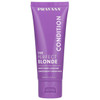 PRAVANA The Perfect Blonde Purple Toning Conditioner Neutralizes Brassy, Yellow Tones For Color Treated Hair  Chromasilk Enhances Shine and  Protection Vegan, Cruelty-Free | Paraben andSulfate Free