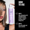 PRAVANA The Perfect Blonde Purple Toning Conditioner Neutralizes Brassy, Yellow Tones For Color Treated Hair  Chromasilk Enhances Shine and  Protection Vegan, Cruelty-Free | Paraben andSulfate Free