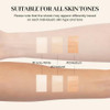 Noerrors Color Changing Foundation Stick for Natural Tones Dual Ended with Angled Slope Brush