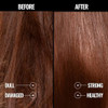 Pravana Repair Radiance  Strengthens Protects Restores  For Damaged Color Treated Hair  Reduces Breakage and  Split Ends  Chromasilk Enhances Shine and  Protection  Vegan  Paraben Free