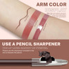 Noerrors 3PCS Lip Combo Set Brown Matte Lip Liner  Hydrating Tinted Lip Balm  Plum Cherry Juicy Lip Gloss Tint