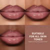 Noerrors 3PCS Lip Combo Set Brown Matte Lip Liner  Hydrating Tinted Lip Balm  Plum Cherry Juicy Lip Gloss Tint