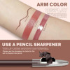 Noerrors 3PCS Lip Combo Set Brown Matte Lip Liner  Hydrating Tinted Lip Balm  Plum Cherry Juicy Lip Gloss Tint