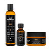 Live Bearded® 3-Step Beard Grooming Kit, Legend, Sandalwood