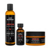 Live Bearded® 3-Step Beard Grooming Kit, Legend, Sandalwood