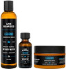 Live Bearded® 3-Step Beard Grooming Kit, Legend, Sandalwood