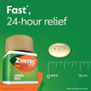Zyrtec 24 Hour Allergy Relief Liquid Gels,Cetirizine HCI Antihistamine Allergy Medicine for Indoor/Outdoor,All-Day Relief for Runny Nose,Sneezing,Itchy  Watery Eyes,43 ct