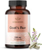 HERBAMAMA Goat's Rue Capsules  Lactation and Postpartum Supplement 1200 mg Galega Officinalis per Serving  Breastfeeding Support  Non GMO  Vegan Pure Formula  25 Day Supply