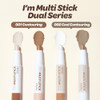 I'M MEME Two Shade Contour  I'm Multi Stick Dual 001 Contouring  Shading and Highlighting Matte Finish Suitable for Beginners Portable Size Lightweight Formula Mother's Day