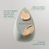 EcoTools Blurring Blender Makeup Sponge Duo Makeup Blender Sponge  Even coverage with a beauty blender sponge for liquid and cream makeup foundation sponge 2  sided and latex free